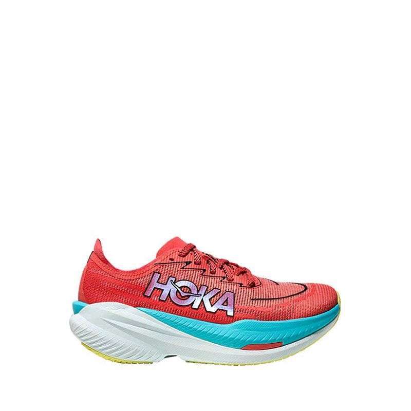 Hoka Mach X Men's Road Running Shoes Grapefruit Electric Coral