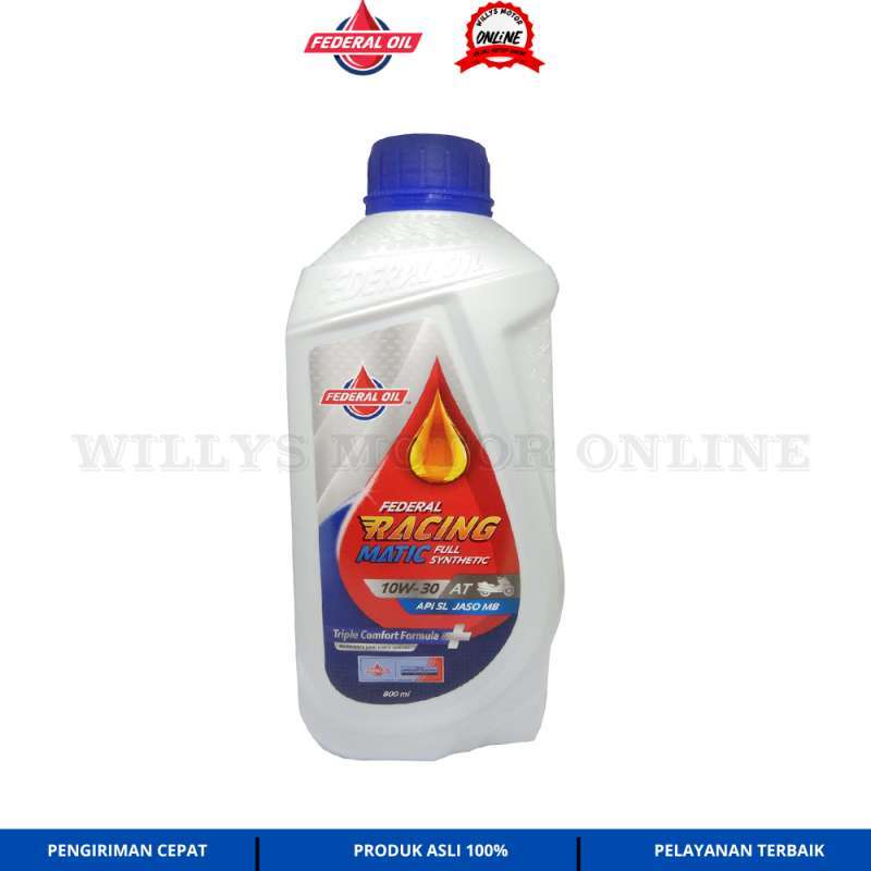 Jual Oli Federal Racing Matic 10w-30 800ml Original Oli Supreme Racing ...