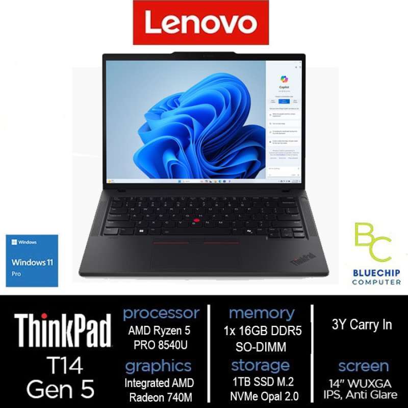 Lenovo ThinkPad T14 G5 AMD Ryzen PRO 8540U 16GB 1TB 14