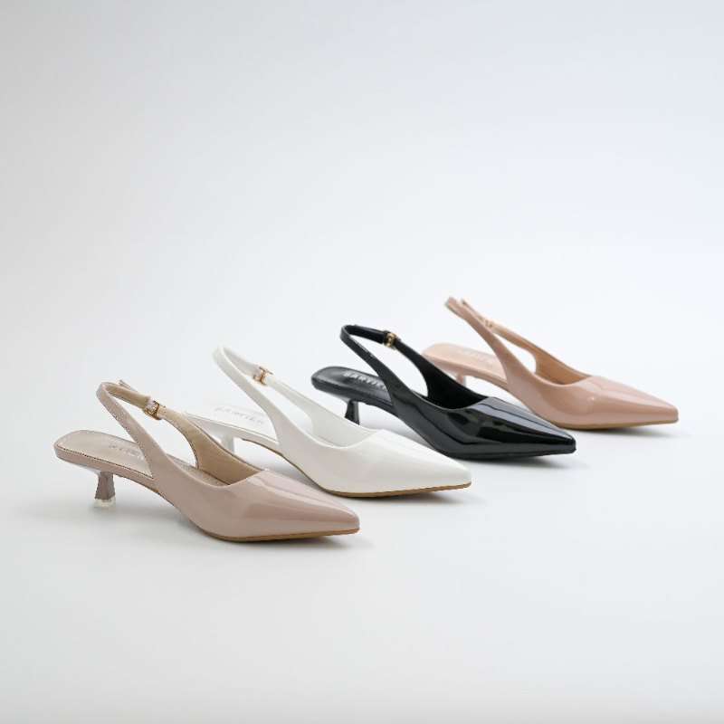 BARTIER MOLLY HEELS SEPATU HAK WANITA HEELS 5CM GLOSSY HEELS TALI