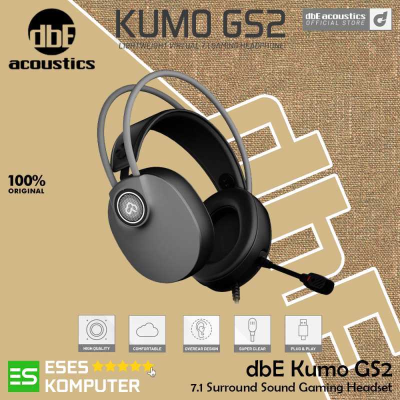 Headset dbE Acoustics Kumo GS2 Virtual Surround Sound Gaming Headset