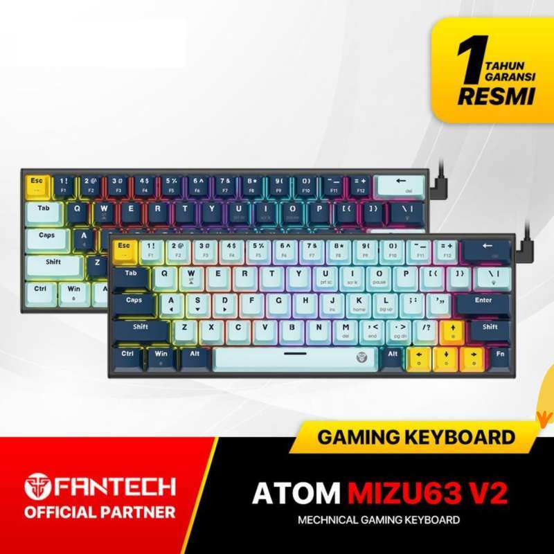 Promo Fantech Atom63 Atom-63 Mk874v2 Mizu Edition Wired Mechanical ...