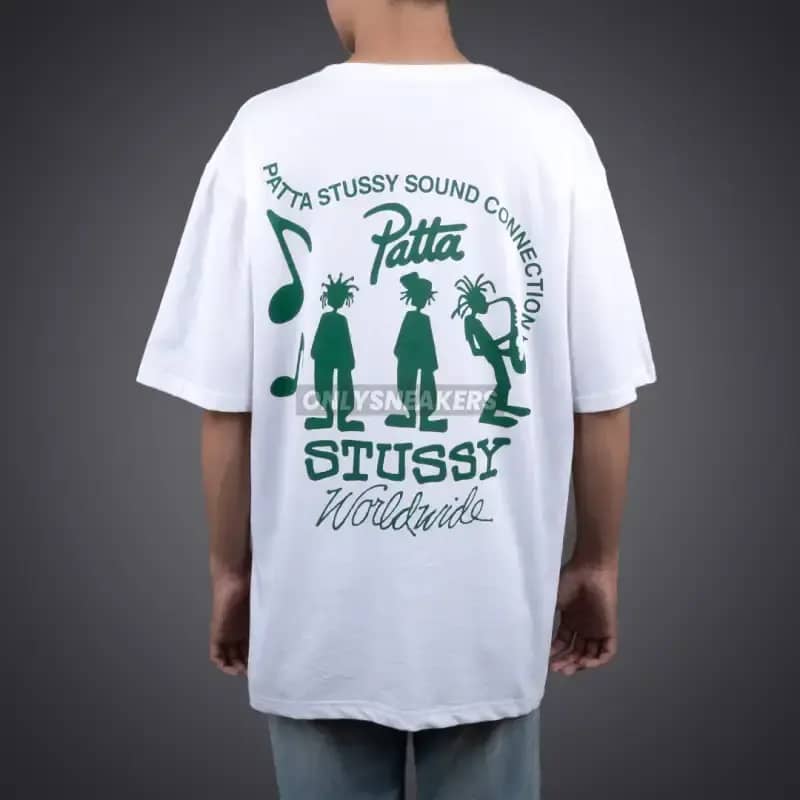 Jual Stussy X Patta Sound Connection White Tee Di Seller