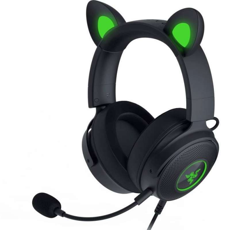 Headset Gaming Razer Kraken Kitty V2 Wired RGB Kitty Ears Gaming Headset