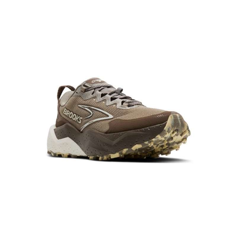 Sepatu Brooks Caldera London Fog Coconut Almond Men Trail Running Shoes  1104401D219