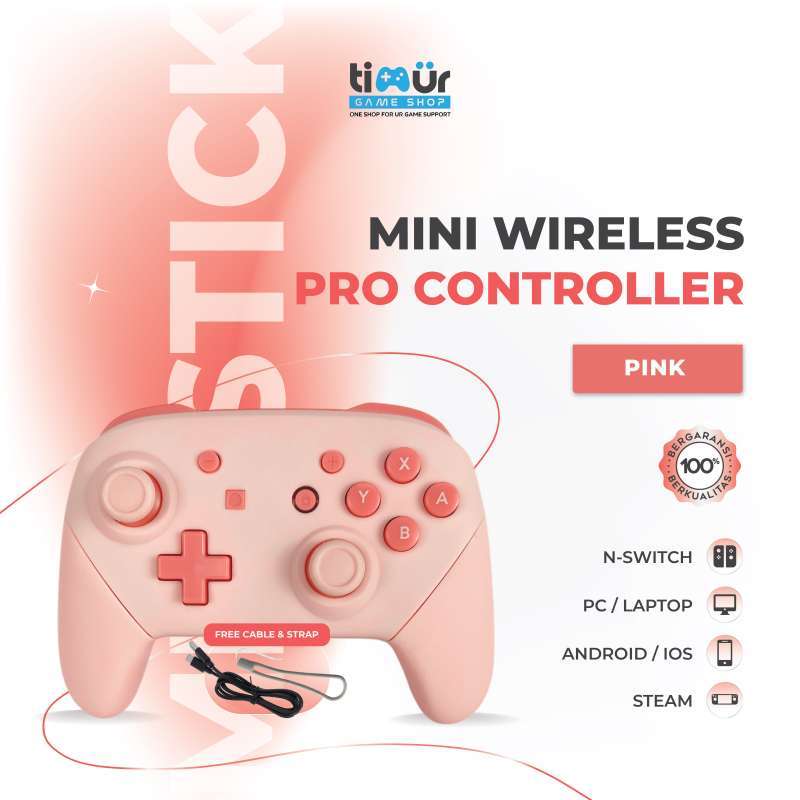 Jual Mini Pro Controller Wireless Gamepad Nfc Turbo Motion Stik