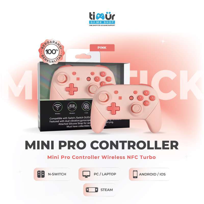Jual Mini Pro Controller Wireless Gamepad Nfc Turbo Stik Stick