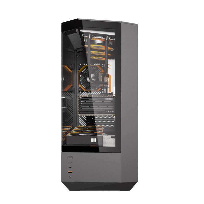 Promo Darkflash Dy460 Atx Pc Casing [termasuk 4 Fan Argb] / Casing Pc ...