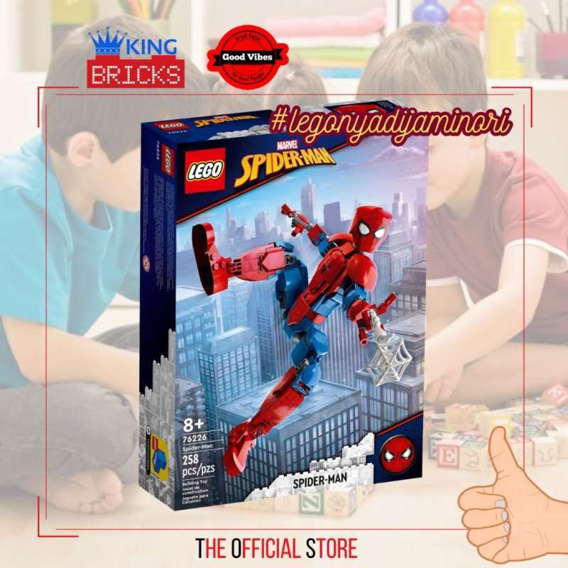 Jual LEGO Original Marvel Super Heroes 76226 Spider Man Figure