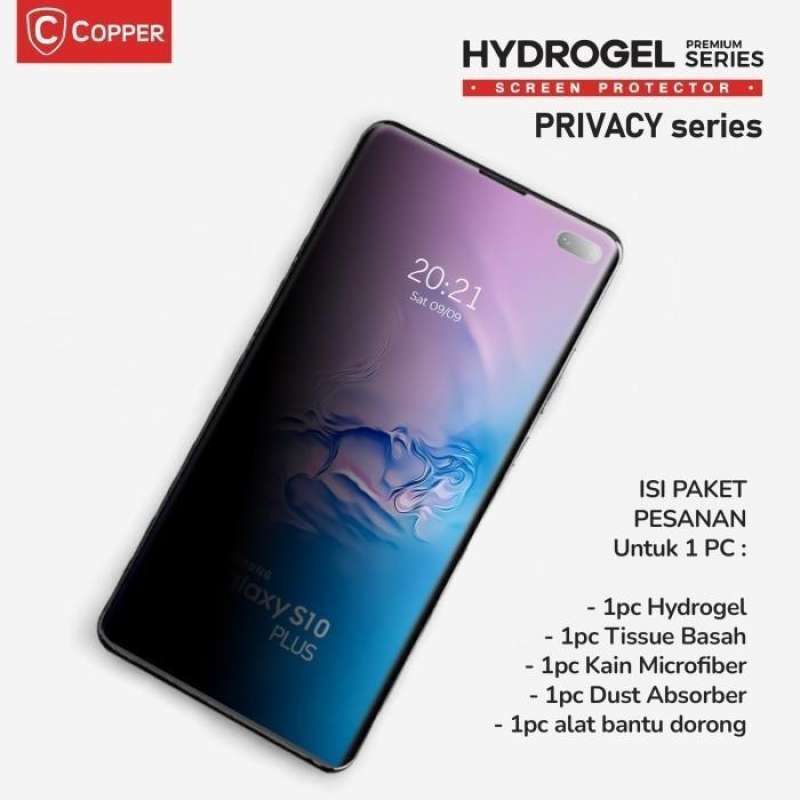 Promo Copper Hydrogel Privacy Series Untuk Samsung A07 A06 A05