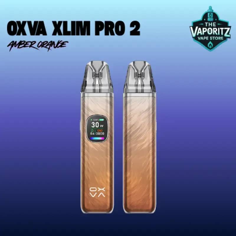 elfbar elfa master akku OXVA Xlim Pro 2 Pod Kit 1300 mAh Amber Orange 1 ks main image 0