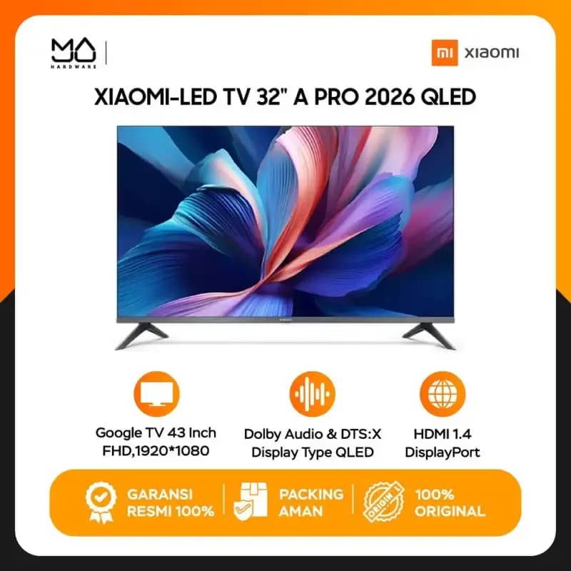 Jual Xiaomi Smart Tv A Pro Google Tv 32 Inch 2026 Hd Dolby Audio