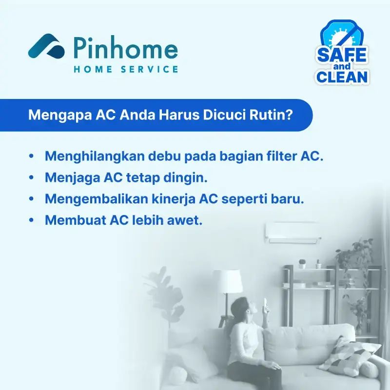 Promo Pinhome - Jasa Cuci Ac Non Inverter - 1 Unit (0,5 - 1 Pk) Diskon ...