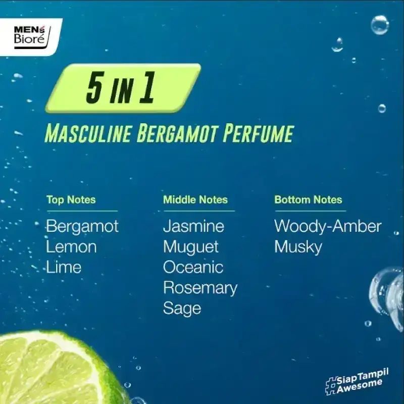 Promo Surabaya - Men's Biore 5 In 1 Shampoo & Sabun Mandi Cair Pria ...