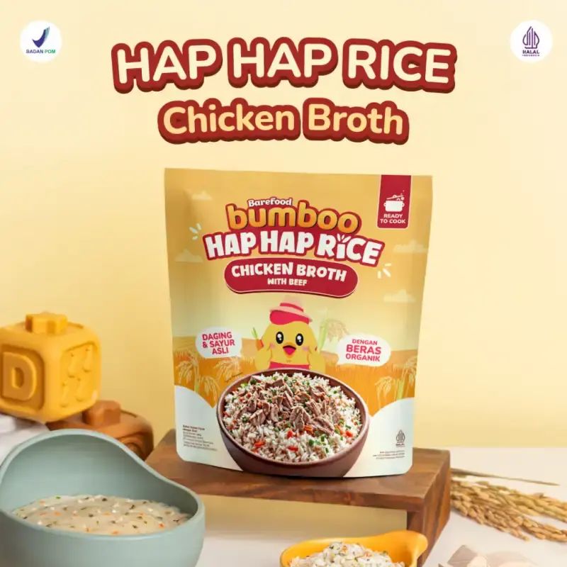 Hap Rice Jual Bumboo Hap Hap Rice 180gr Beras Organik Tanpa Pestisida Double ...