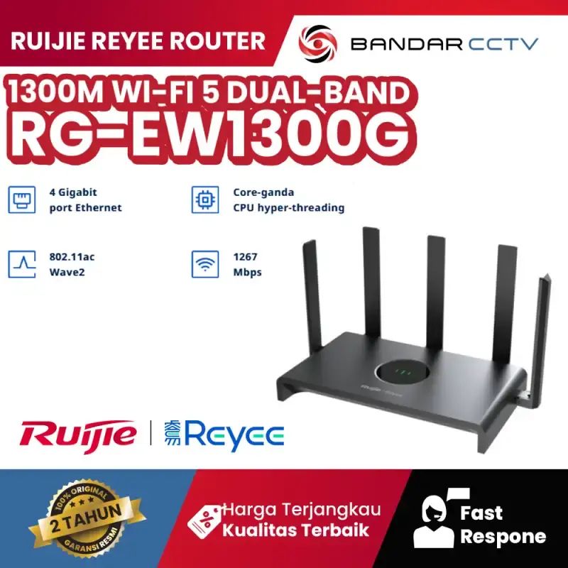 Gigaair Router Promo Ruijie Reyee Router Rg-ew1300g 1300m Router Wireless Gigabit Band ...