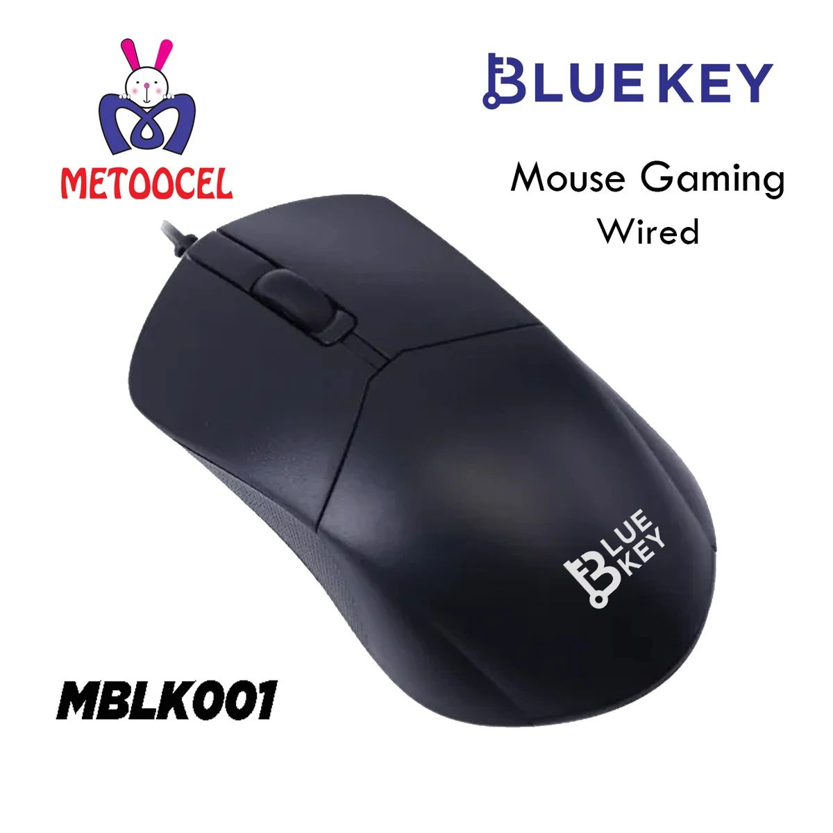 Jual Bluekey Mblk001 Mouse Kabel USB Optical Plug And Play Di Seller ...