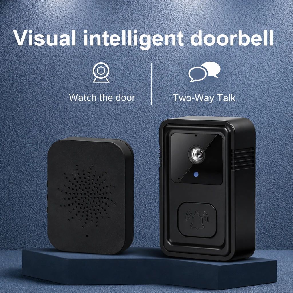 Promo Bel Rumah Smart Doorbell Wireless Video Hd Wifi Two Way Audio 30W ...