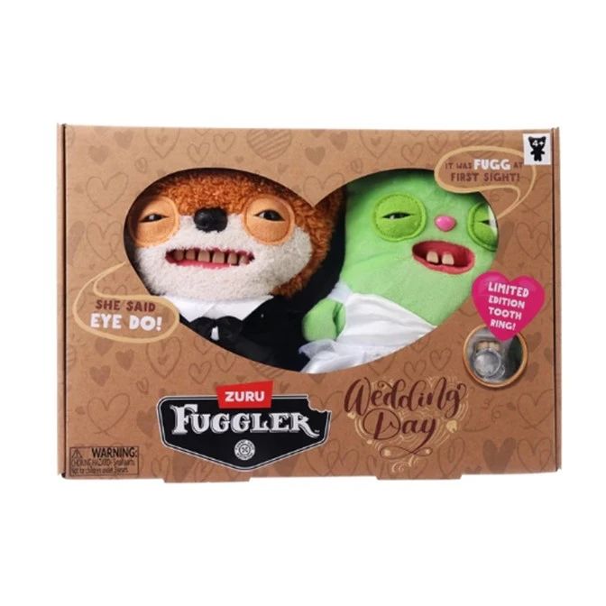 Promo Zuru Fuggler Wedding Day Couple Set 2pcs Bride Groom Funny