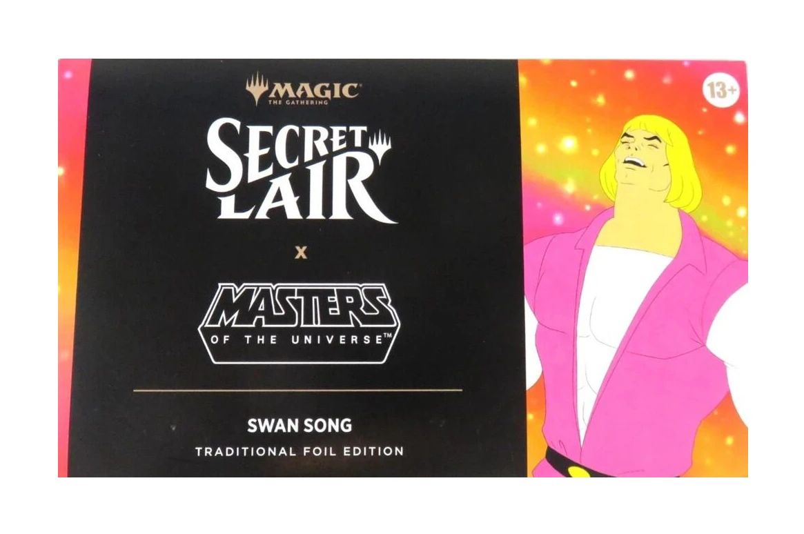 Promo Mtg Secret Lair X Masters Of The Universe Swan Song Foil Edition ...