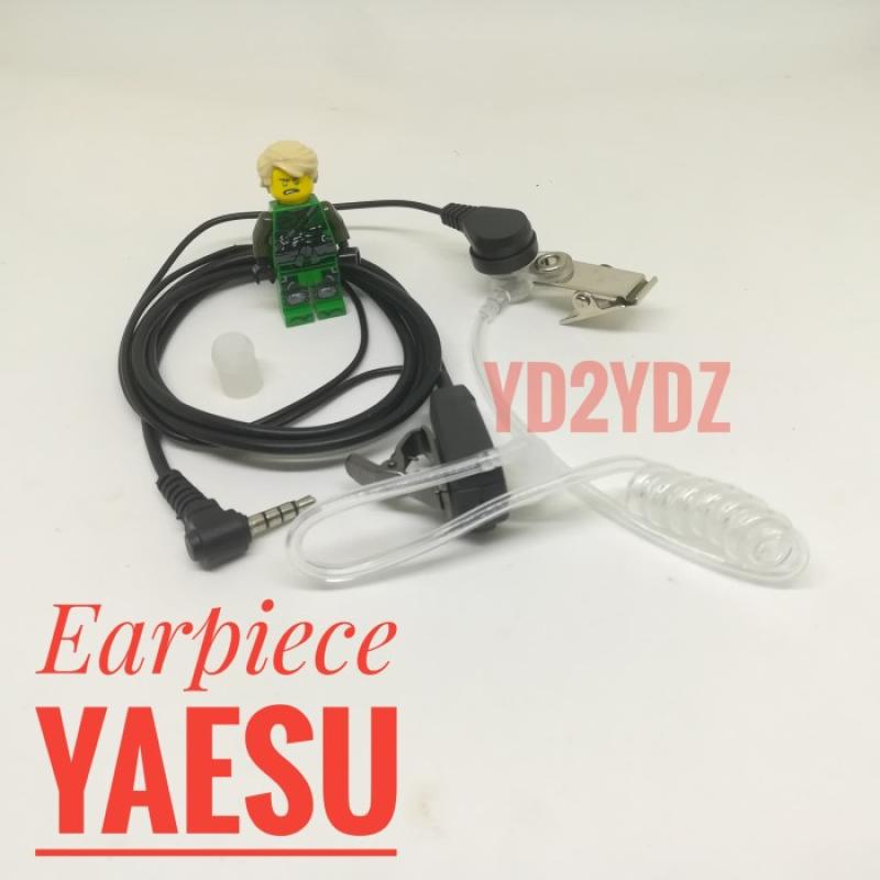 handsfree headset earpiece mic microphone speaker fbi paspamres transparan  ptt earphone yaesu vertex vx-2r vx-3r vx-5r ft60 ft250 vx2r vx3r vx5r