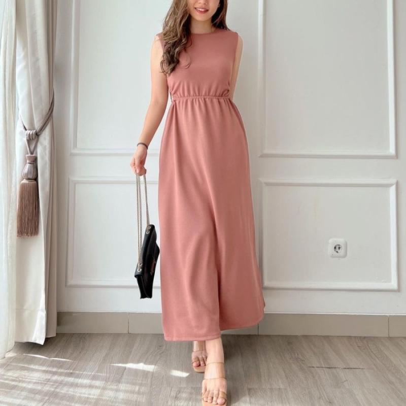 Promo 9 056 Dress Fera Maxi Long Dress Wanita Polos Simple Casual Freesize Diskon 24 Di Seller Bts Fashion Cengkareng Timur Kota Jakarta Barat Blibli