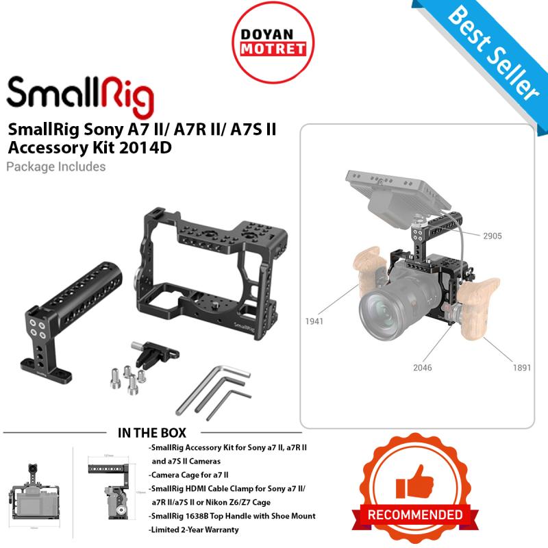 SmallRig Sony A7 II/ A7R II/ A7S II Accessory Kit 2014D Garansi RESMI