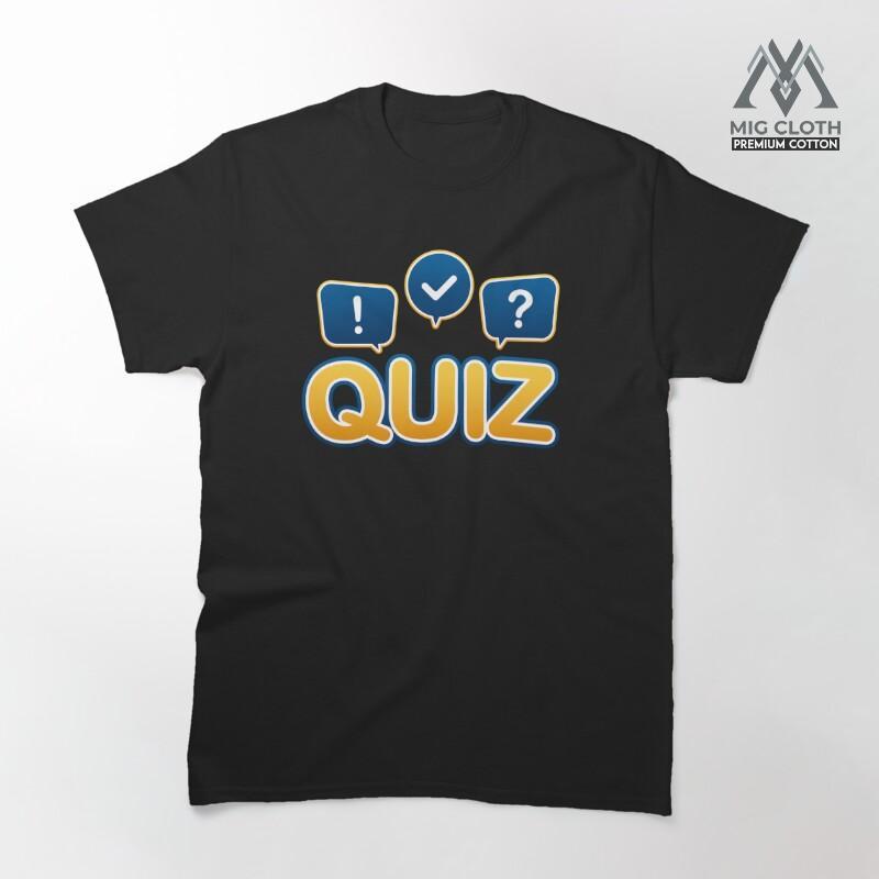Jual Kaos Baju Vintage Quiz Lover Illustration Premium Cotton 376 Di Seller Mig cloth Kebon Pala Kota Jakarta Timur Blibli