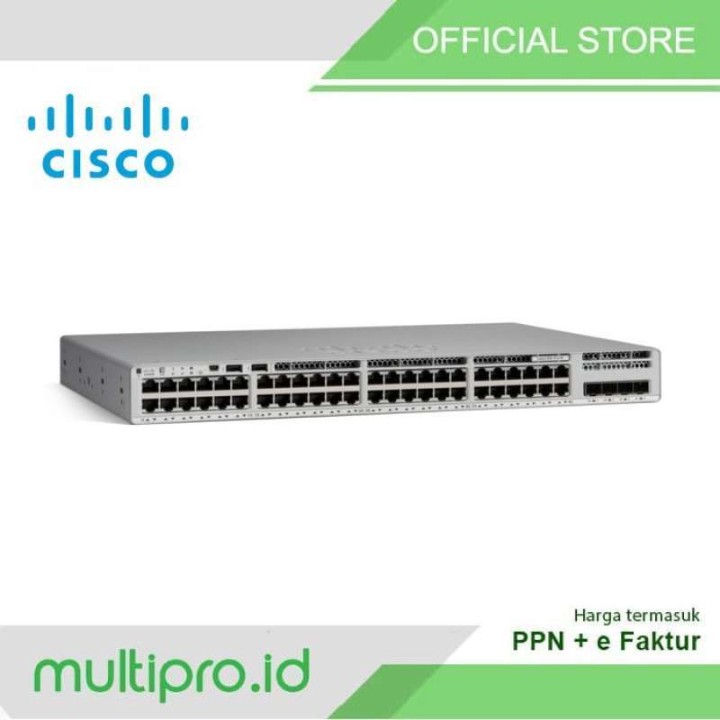 Jual Cisco C9200l-48t-4x-e Catalyst 9200 Series Switch + Smartnet Di ...