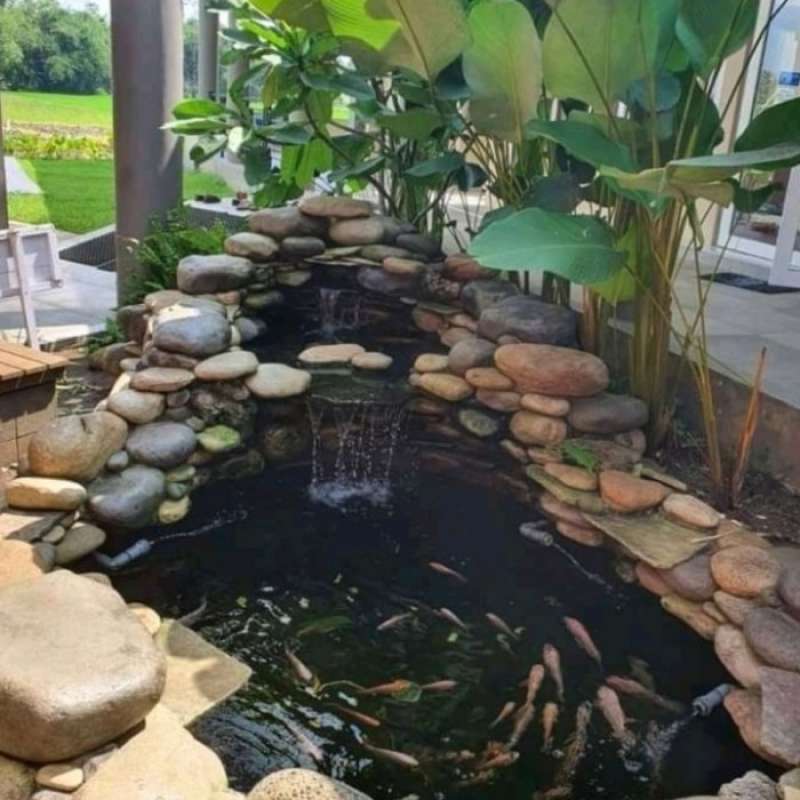 Promo Pembuatan Kolam Ikan Tebing / Kolam Minimalis Diskon 23% di