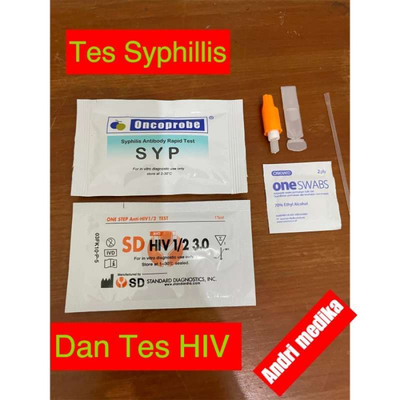 Promo Alat Tes HIV + Syphilis Merk SD Akurasi 100 Diskon 23 di Seller