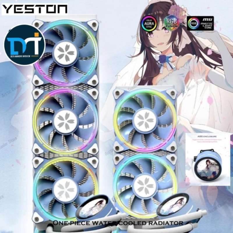 Yetson Promo Yeston Zeaginal ZC 240 I 360 ARGB Sakura Edition AIO Liquid CPU ...