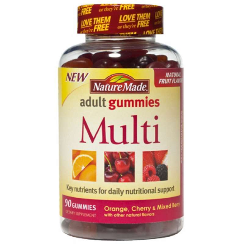 Promo Nature Made Multivitamin Adult Gummies, 90 Tabs Diskon 25 di