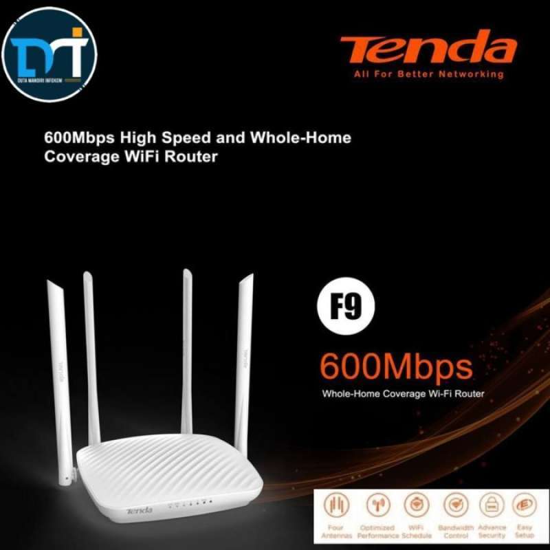Promo F9 -Router Wireless 600Mbps Wall Killer Smart Router Diskon 23% ...