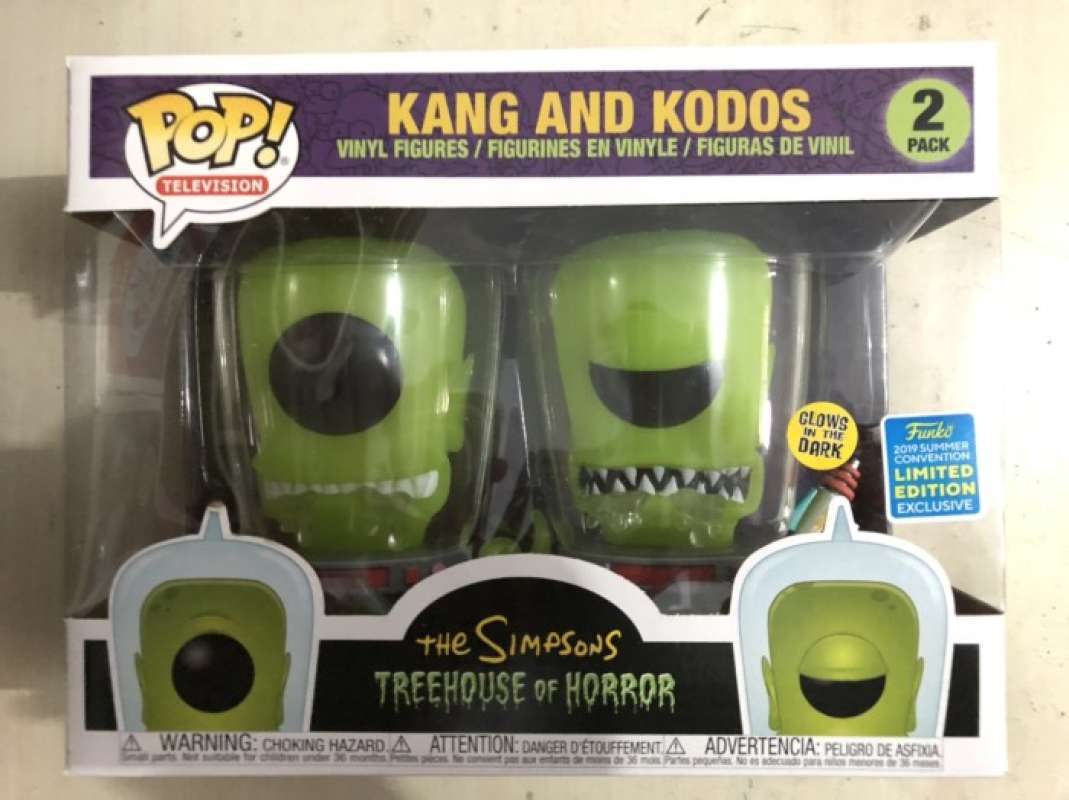 De Funko Pop! Kang and Kodos (Glow in the Dark) (2-pack) | The Simposons: Treehouse of Horror is nu beschikbaar bij Pick a Pop. Koop nu. Bekijk gelijk ons aanbod om je