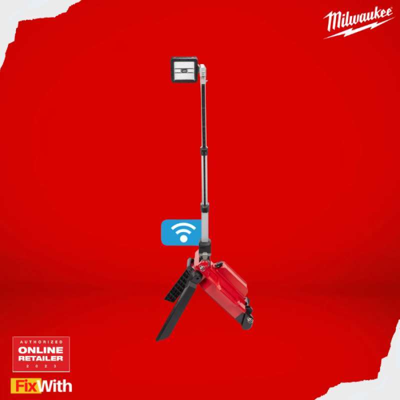 Promo LED Remote Stand Light MILWAUKEE M18 ONERSAL0 Lampu Kerja Tiang