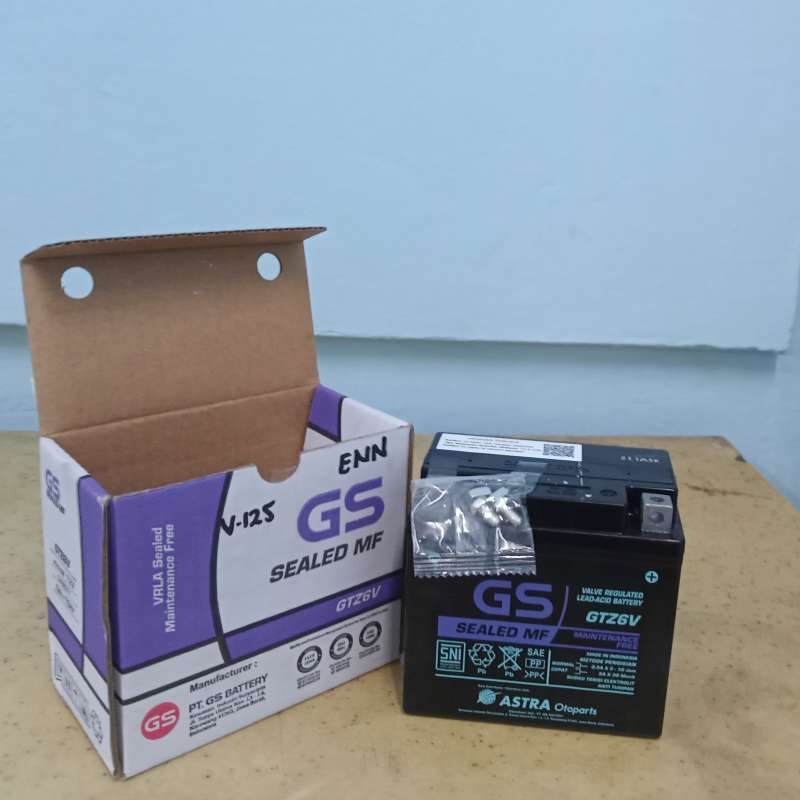 Jual Aki Motor GS Astra GTZ6V Motor Vario 125, Vario 150 di Seller