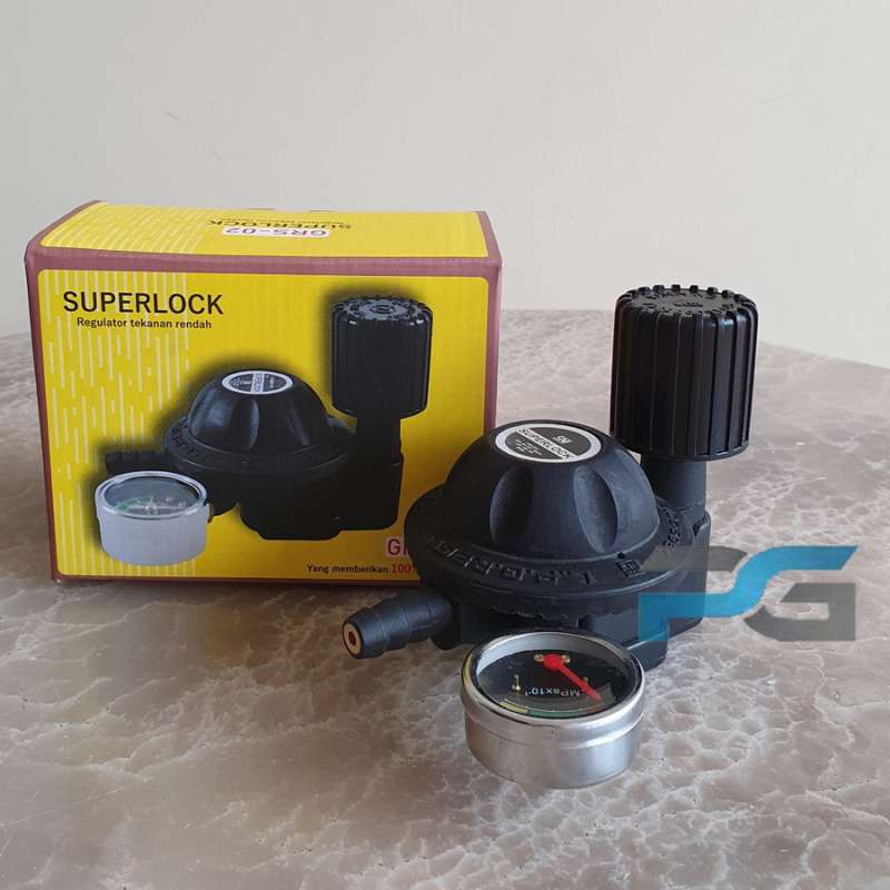 Promo Regulator SUPERLOCK / Regulator Gas LPG Meter GRS 02
