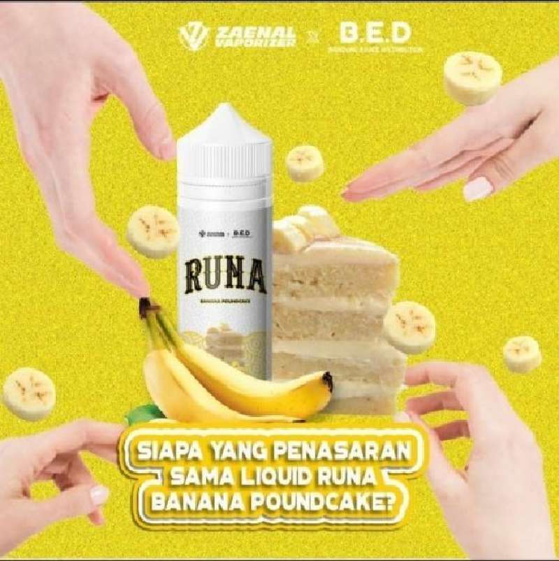 Liquid Runa Jual RUNA Banana Poundcake 100ML di Seller godvaper - Mangga Besar ...