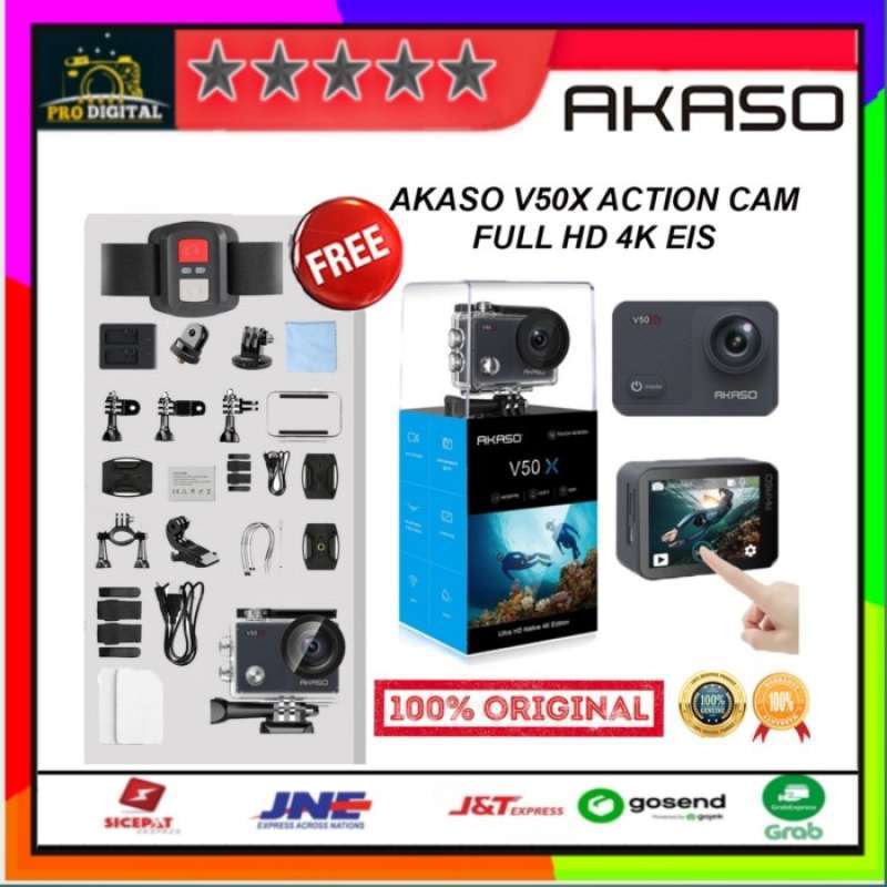 Promo AKASO V50X ACTION CAMERA FULL HD 4K EIS WIRELESS CAM V 50X Diskon 23 di Seller Focus ID