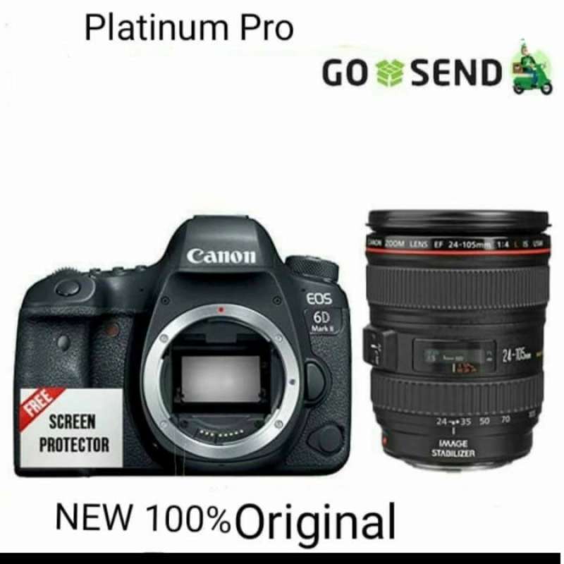 Jual Canon EOS 6D Mark II Kit EF 24-105mm F/4L IS USM -Resmi PT ...