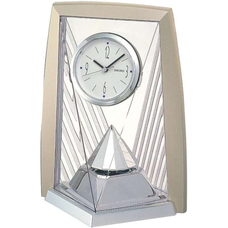 Jual Ff Seiko Qxn206S Pendulum Desk Table Clock Jam Meja Original di