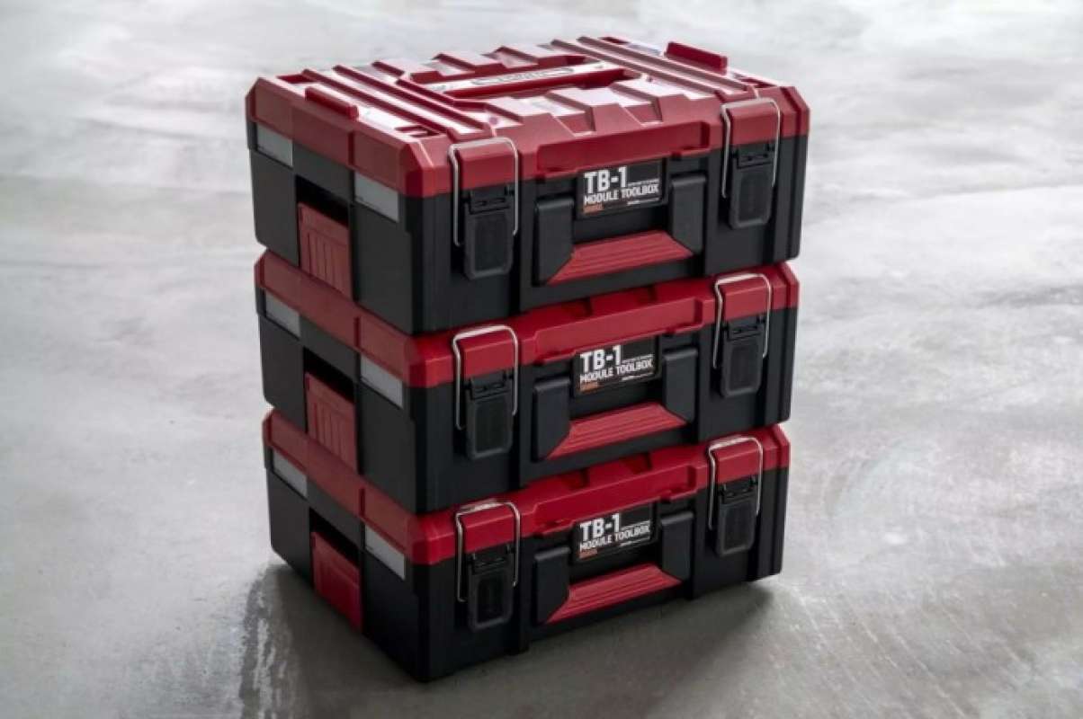 Promo Tool Box TB-1 SHUTER 15L STACKABLE TOOL BOX WITH 1 TRAY AND METAL ...