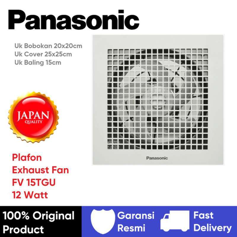 Jual Panasonic Exhaust Fan Ceiling Plafon Fv 15Tgu (Diameter Baling ...