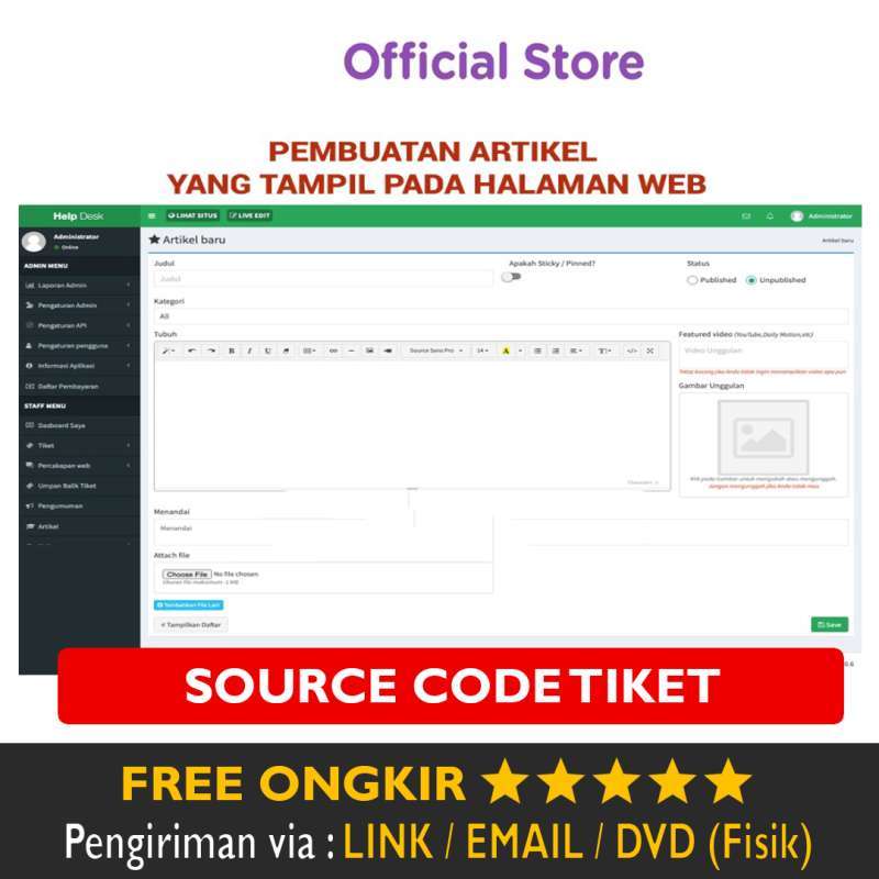 Promo Source Code Aplikasi Support System Atau Tiket Support Help Desk Php Full Siap Pakai Promo Source Code Aplikasi Support System Atau Tiket Support Help Desk Php Full Siap Pakai