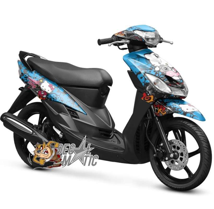 Jual Stiker Full Body Decal Yamaha Mio Smile Sporty Hello Kitty 6