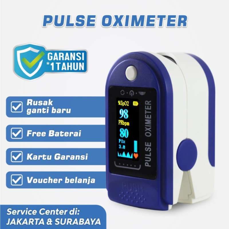 Spo2 Icon Biru Promo Oximeter Biru - Oxymeter Oksimeter Fingertip Pulse Oksigen Meter ...