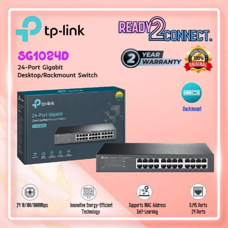 Promo Tp-Link Tl-Sg1024D 24-Port Gigabit Desktop/Rackmount Switch ...