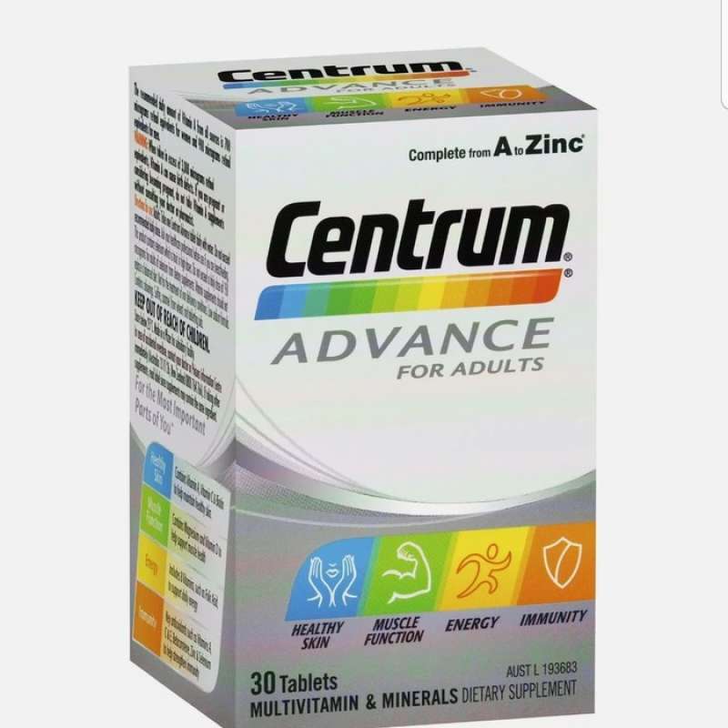 Promo Centrum Advance For Adult 30 Tablets Vit A to Zinc Import From NZ ...