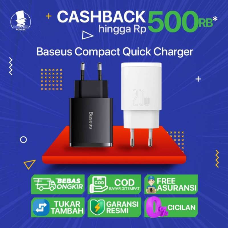 Jual Adapter Charger Beaseus Compact Quick Charger 30W 20W USB Type C